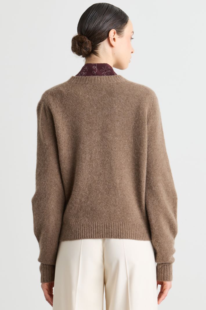 Jersey de corte boxy - MARRÓN - Intrend - 4