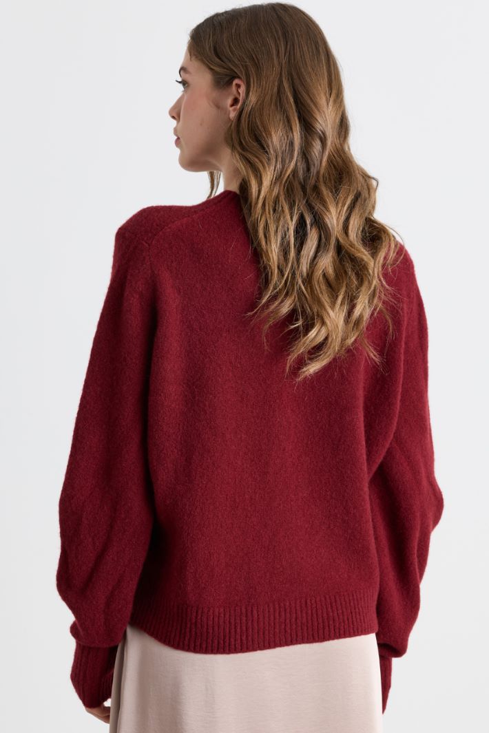 Pull boxy - BORDEAUX - Intrend - 4