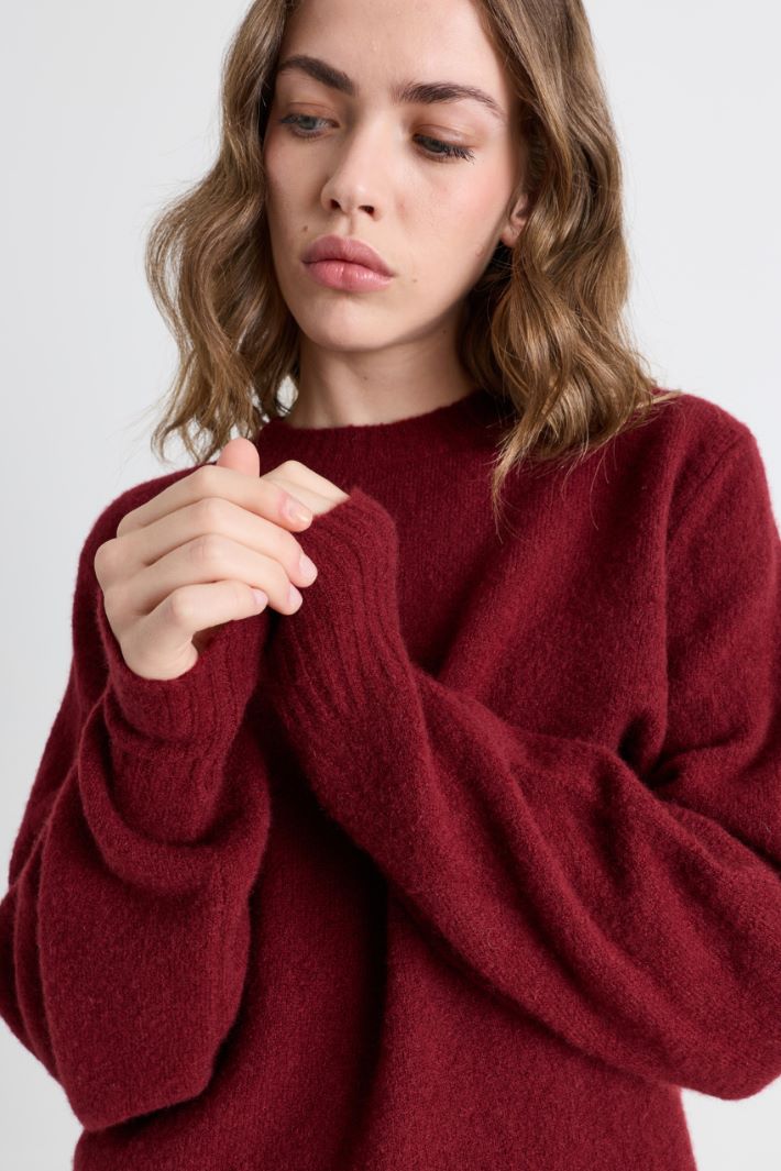 Pull boxy - BORDEAUX - Intrend - 3