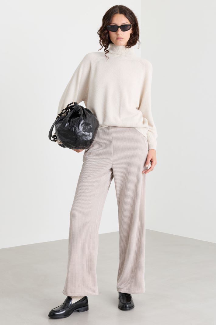 Maglia con collo alto - BIANCO - Intrend