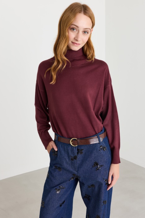 Maglia dolcevita oversize - Intrend