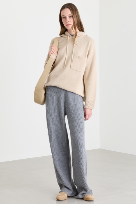 Strick-Kapuzenpullover - Intrend