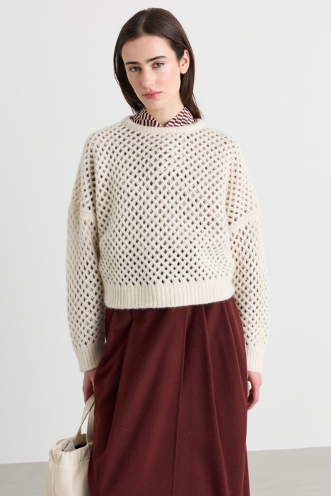 Open-knit boxy jumper - Intrend