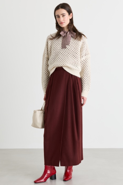 Maglia boxy traforata a rete - Intrend