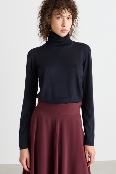 Relaxed-fit roll-neck jumper - Intrend