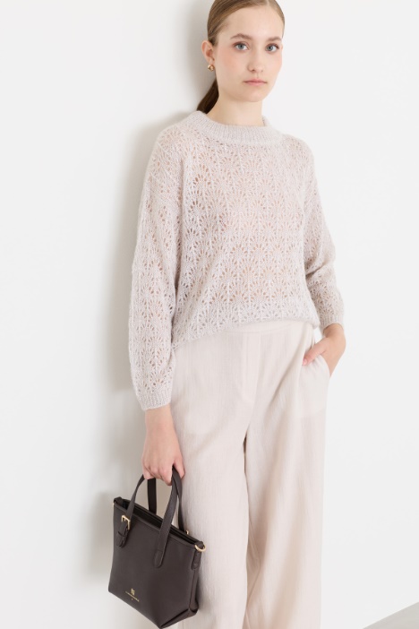 Lochstrickpullover - Intrend