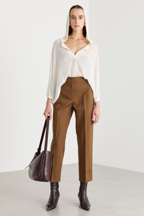 Jersey boxy de algodón y viscosa - Intrend