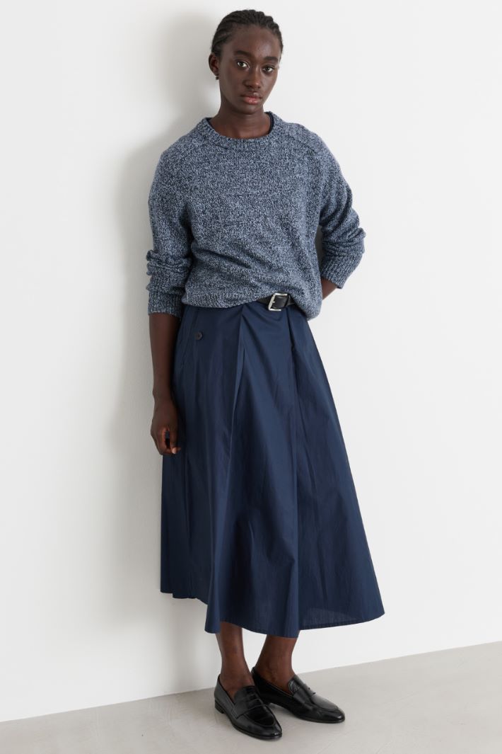 Pullover mit Raglanärmeln - BLAU - Intrend