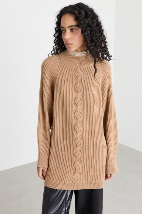 Cable-knit jumper - Intrend