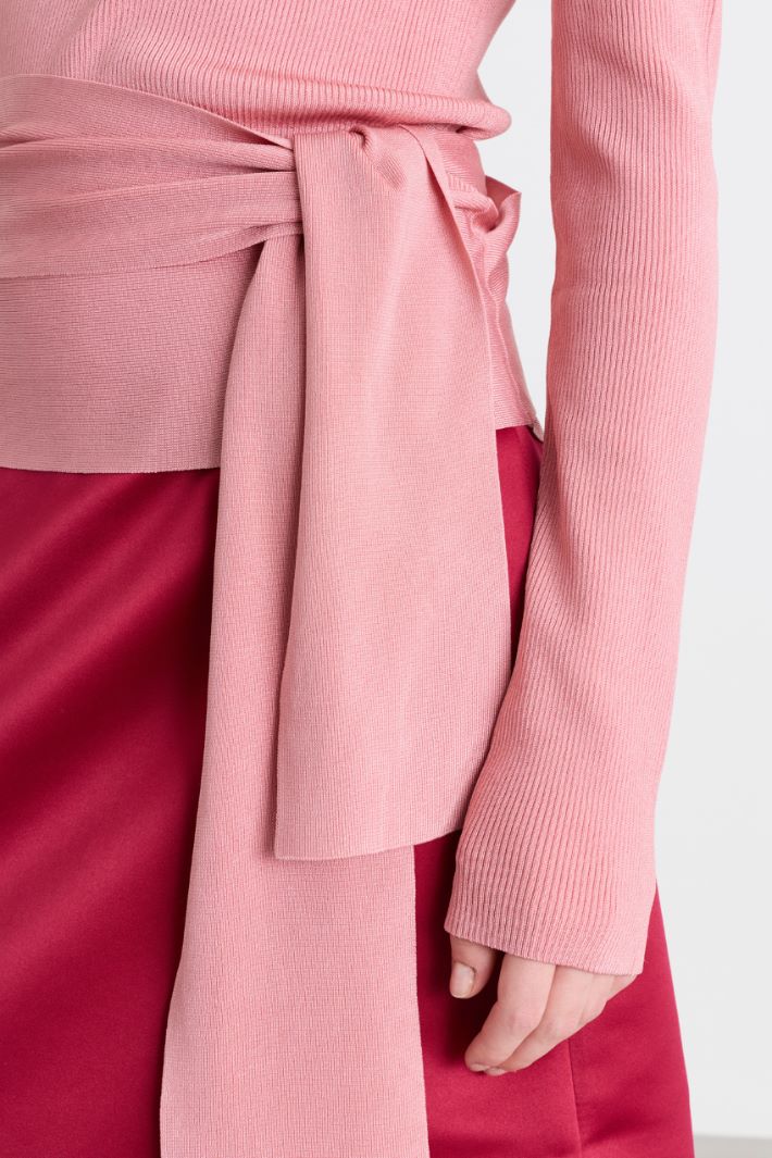 Pull à nouer - ROSE - Intrend - 3