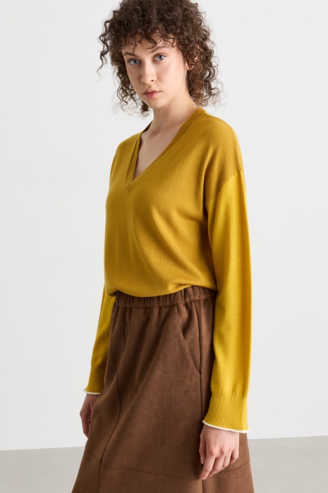 Slit-hem jumper - Intrend