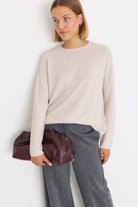 Weicher Pullover mit Raglanärmeln - Intrend