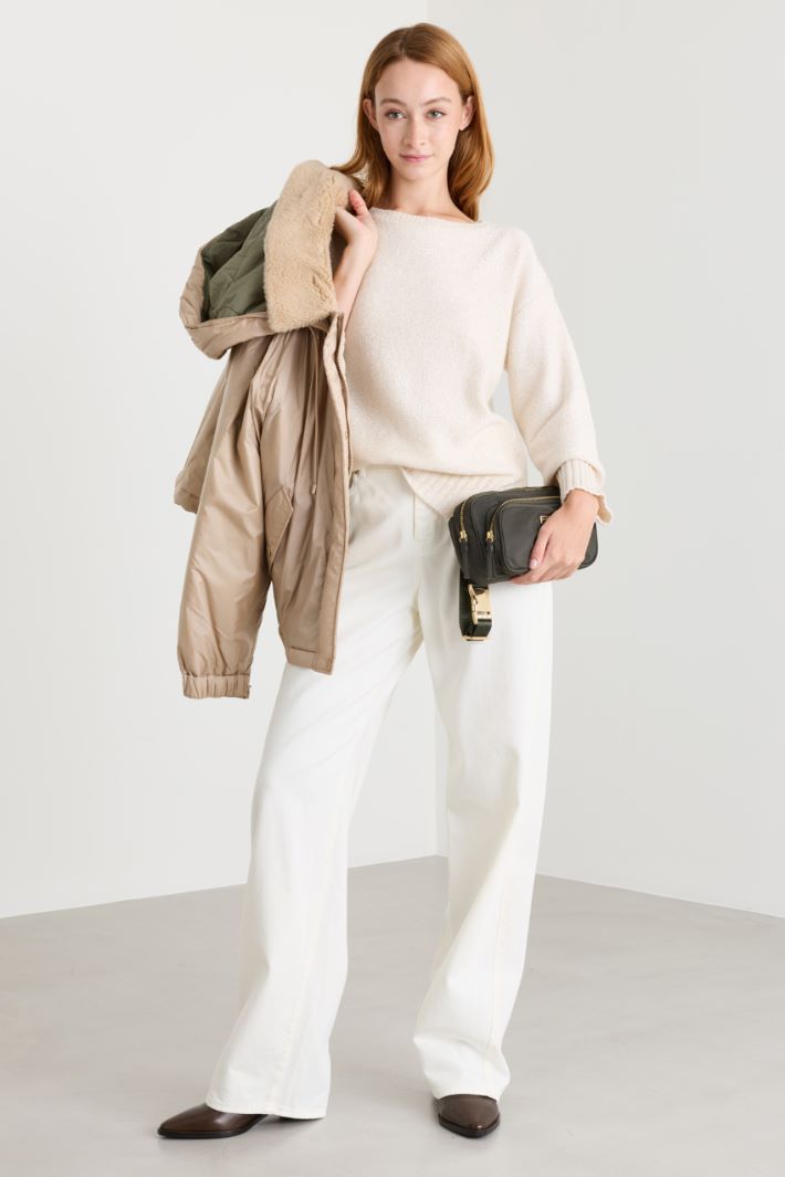 Maglia con spacchi - BIANCO - Intrend