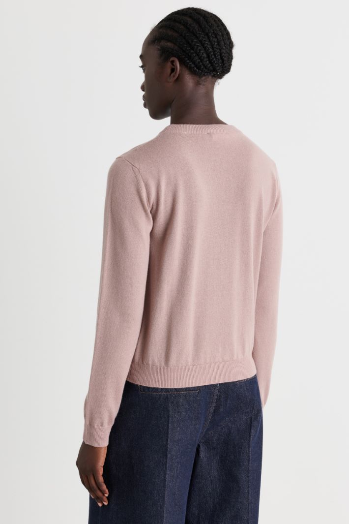 Maglia con scollo tondo - ROSA - Intrend - 4