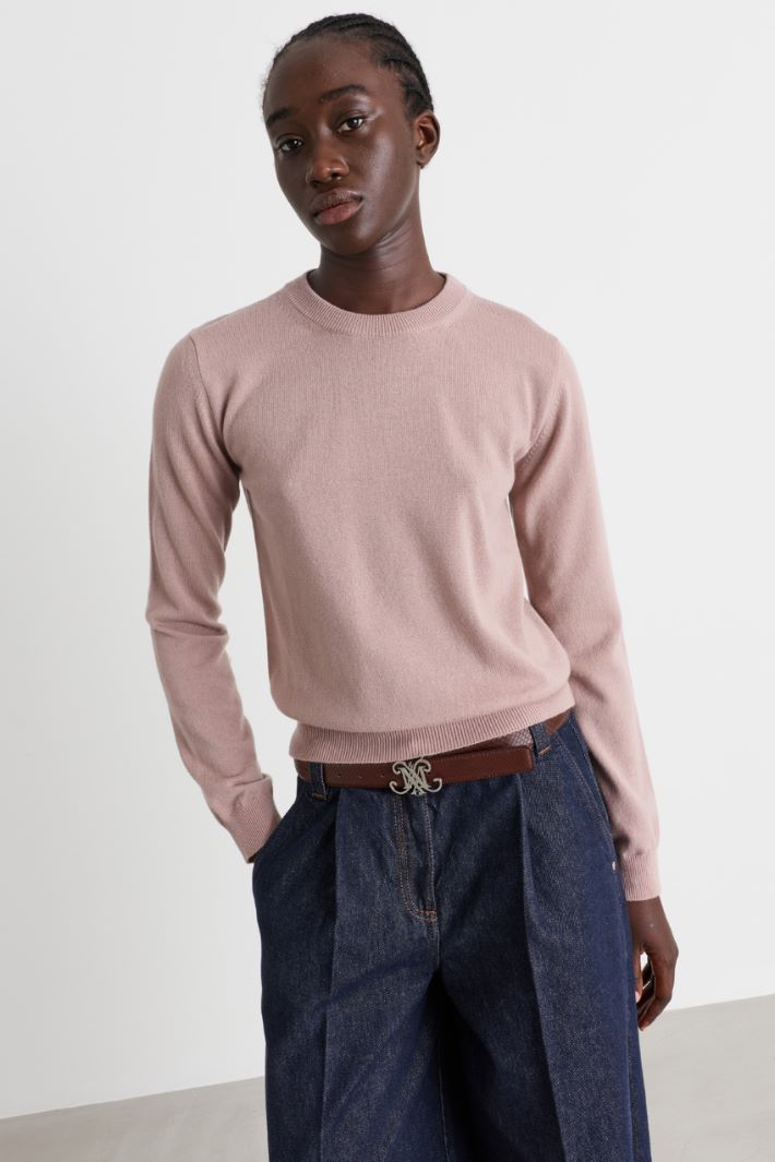 Maglia con scollo tondo - ROSA - Intrend - 2