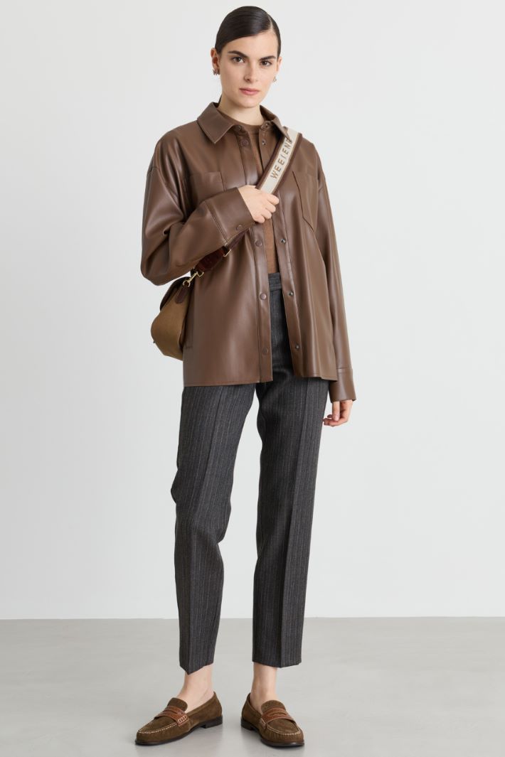 Maglia girocollo - MARRONE - Intrend