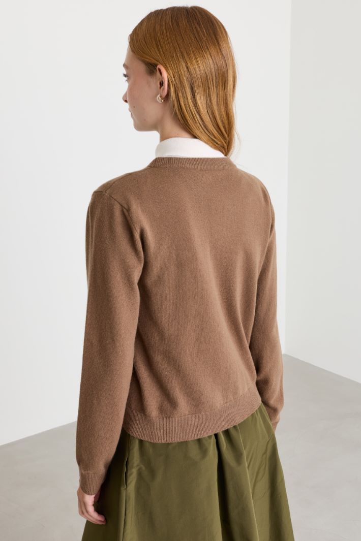 Maglia con scollo tondo - CAMMELLO - Intrend - 4