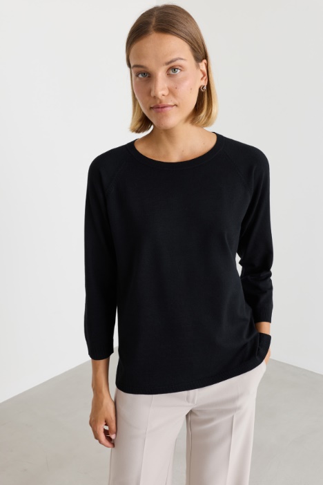 Raglan-sleeve jumper - Intrend