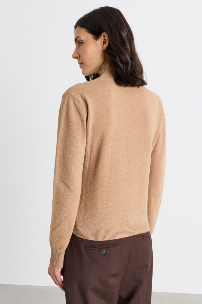 Maglia con collo alto - CAMMELLO - Intrend - 4