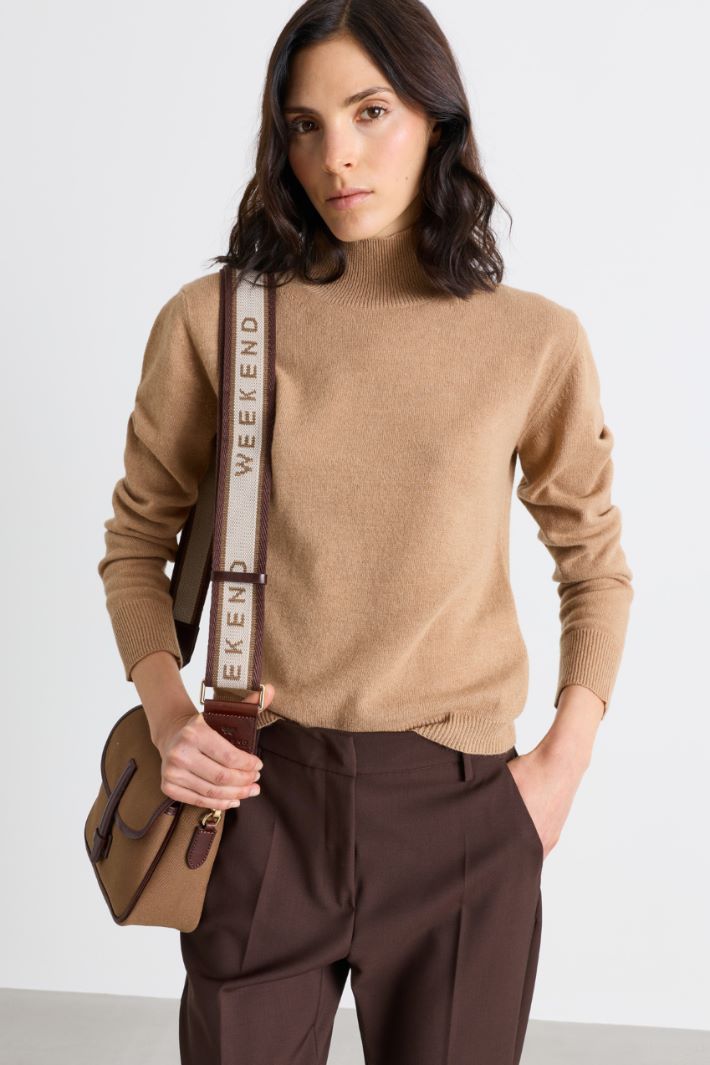 Maglia con collo alto - CAMMELLO - Intrend - 2