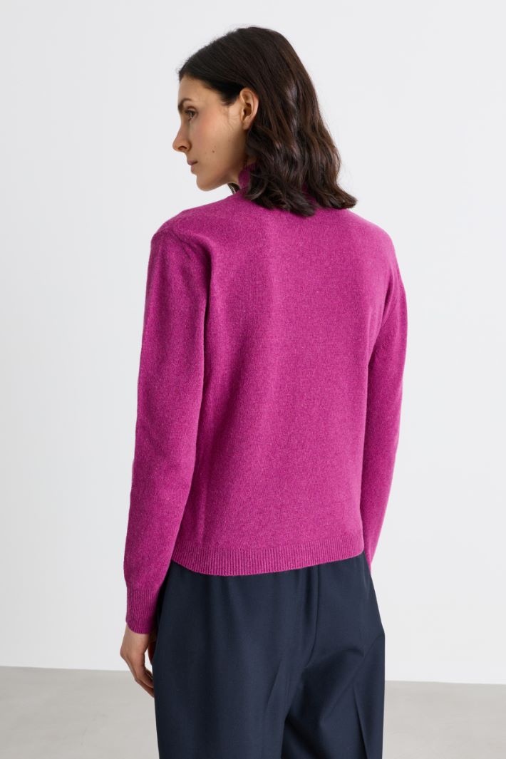 Maglia con collo alto - VIOLA - Intrend - 4