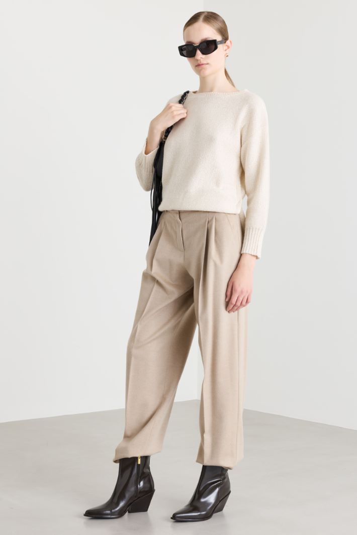 Maglia con spacchi - BIANCO - Intrend