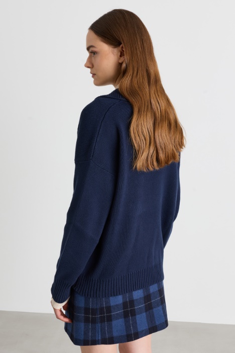 Maglia in cotone con tasche