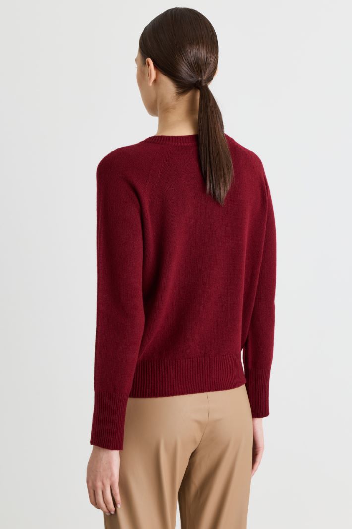 Pullover mit Raglanärmeln - BORDEAUX - Intrend - 4