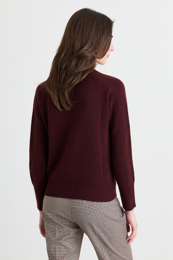 Pullover mit Raglanärmeln - BORDEAUX - Intrend - 4