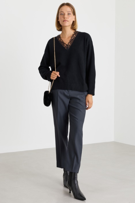 Maglia con dettagli in pizzo - Intrend