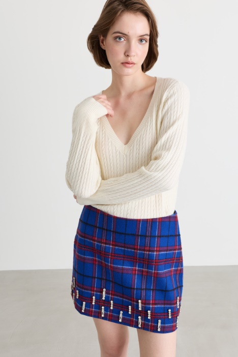 Cable-knit jumper - Intrend