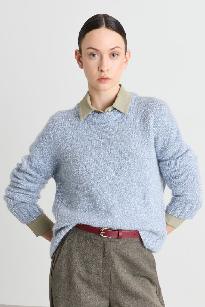 Pullover mit Pailletten - HELLBLAU - Intrend - 2
