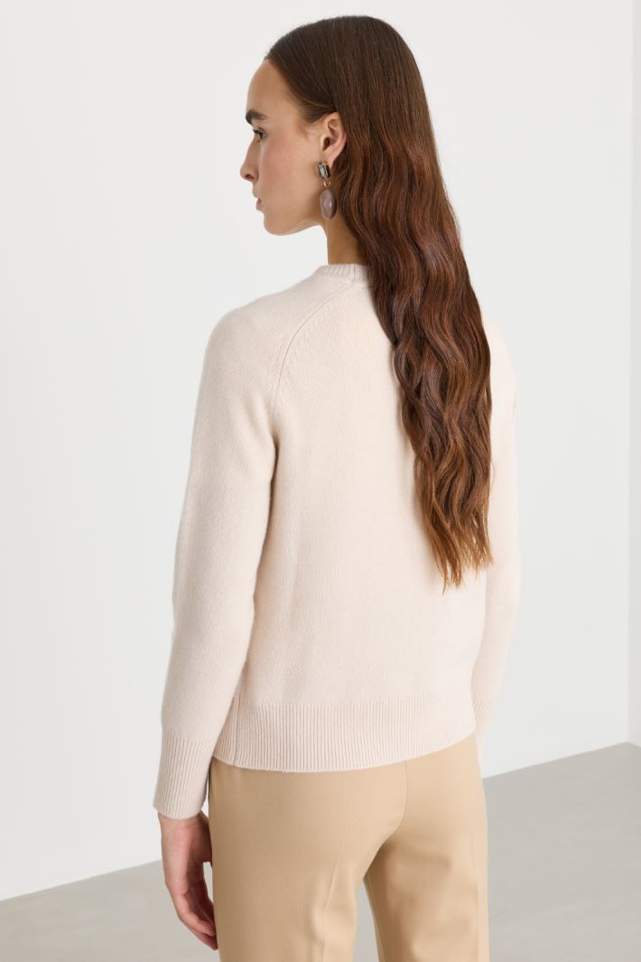 Jersey de lana y cachemira - BEIGE - Intrend - 4