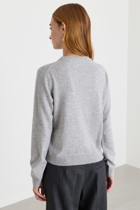 Maglia in lana con scollo tondo