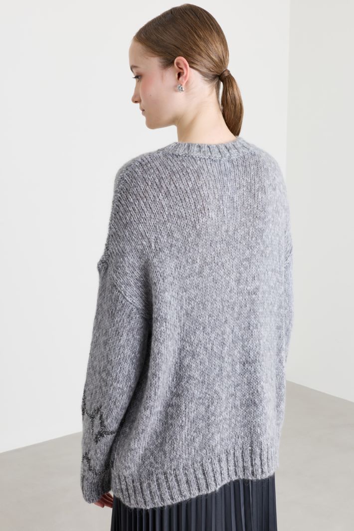 Jacquard-Pullover - GRAU - Intrend - 4