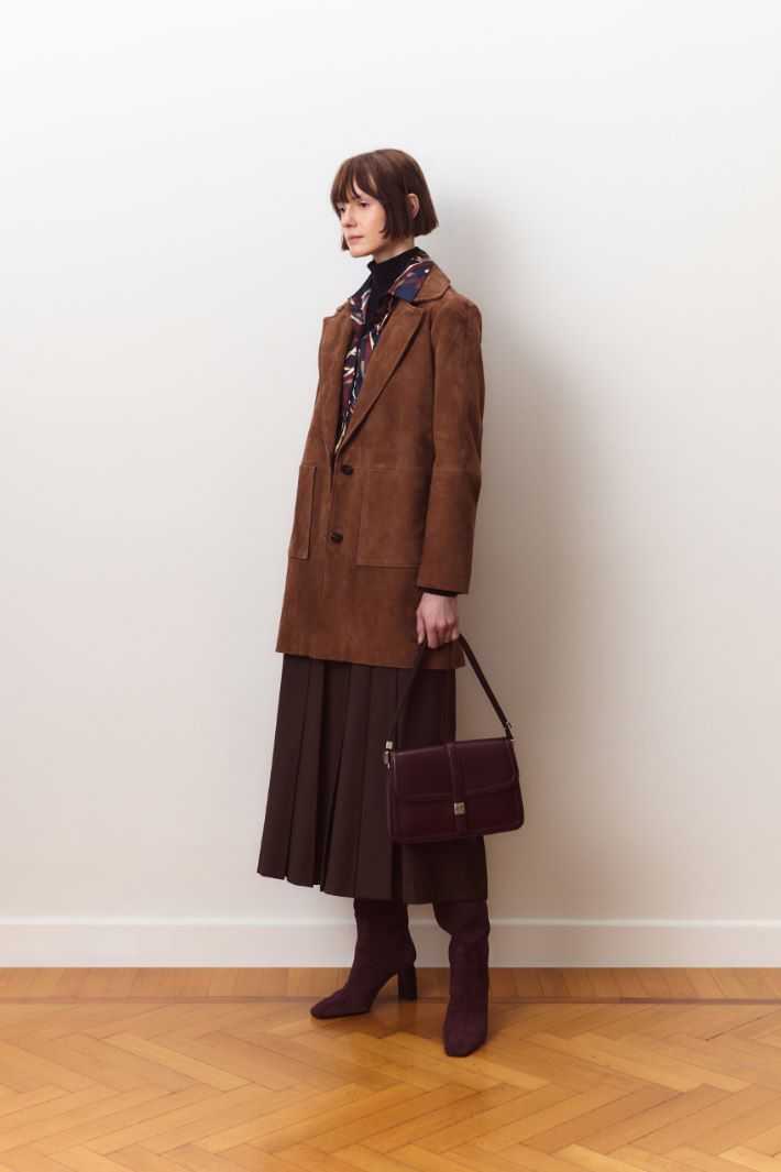 Giacca con cintura - MARRONE - Intrend - 5