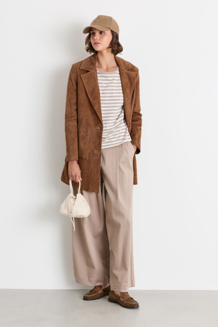 Giacca con cintura - MARRONE - Intrend