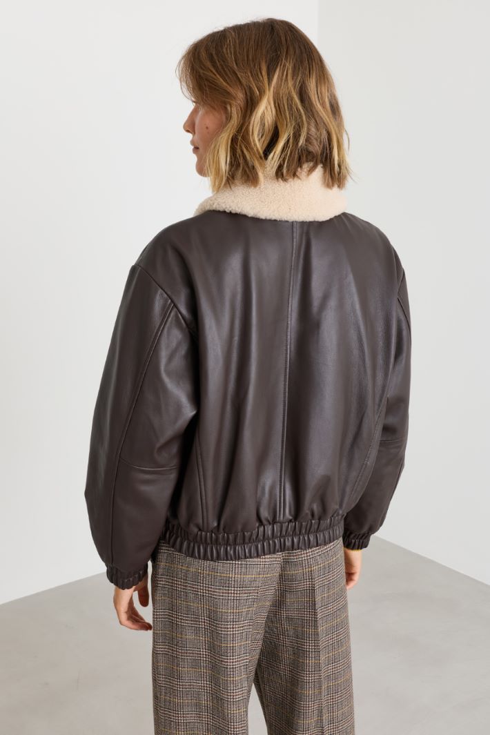 Bomber imbottito - MARRONE - Intrend - 4