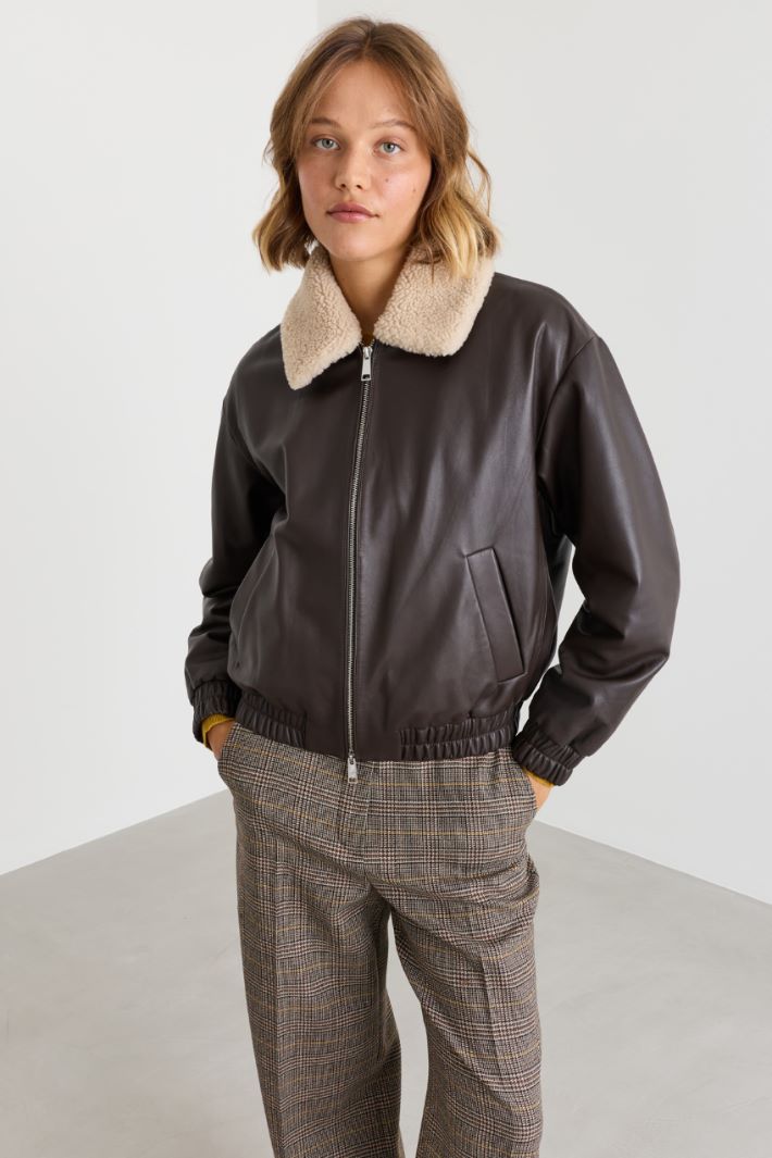 Bomber imbottito - MARRONE - Intrend - 2