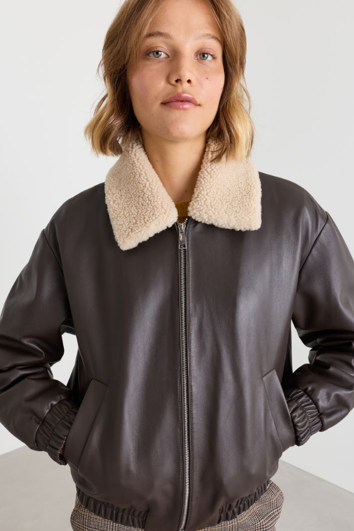Bomber imbottito - MARRONE - Intrend - 3