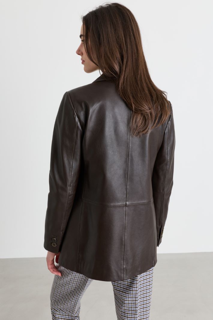Blazer con bottone singolo - NERO - Intrend - 4
