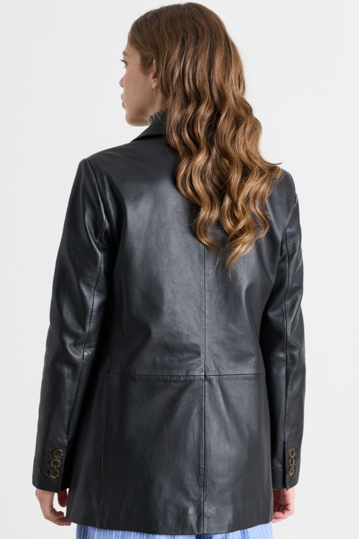 Blazer con bottone singolo - NERO - Intrend - 4