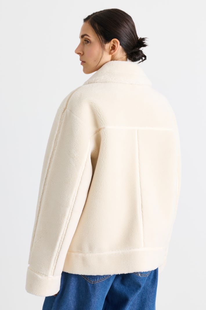 Reversible jacket - WHITE - Intrend - 5