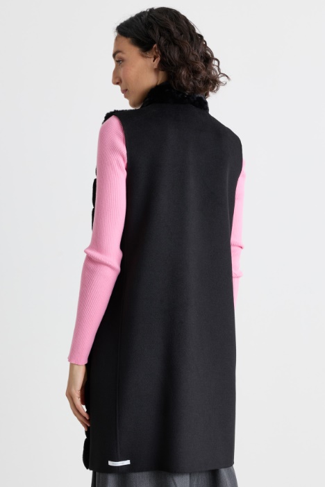 Chaleco con inserciones acolchadas