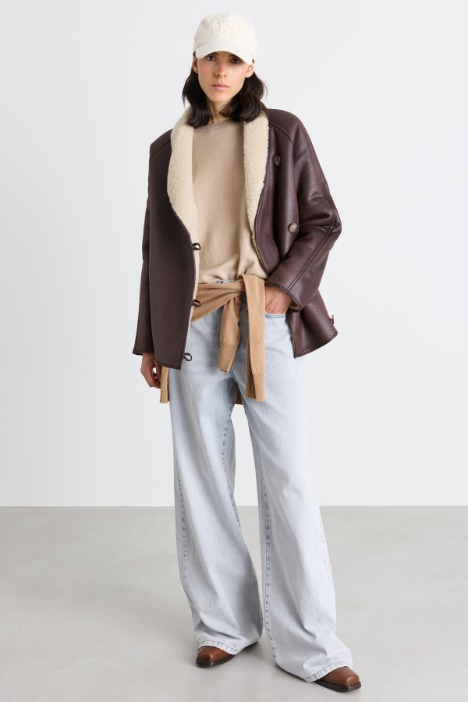 Coated fabric coat - Intrend