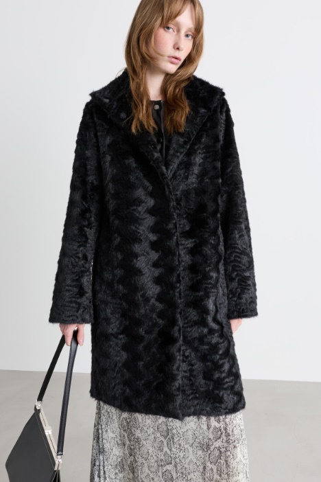Cappotto in tessuto morbido