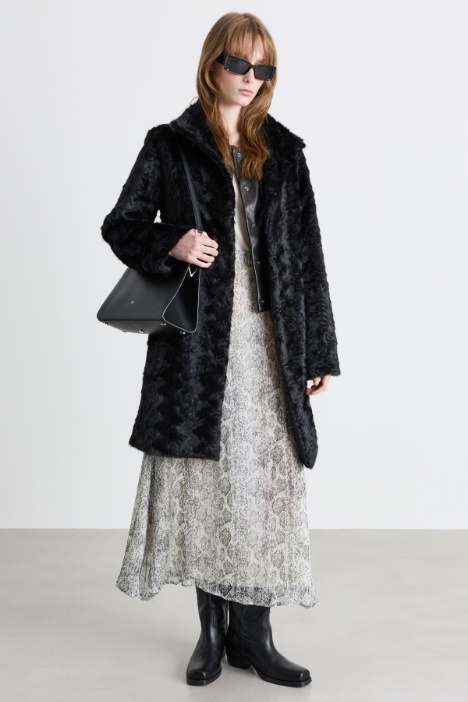 Soft Fabric Coat - Intrend