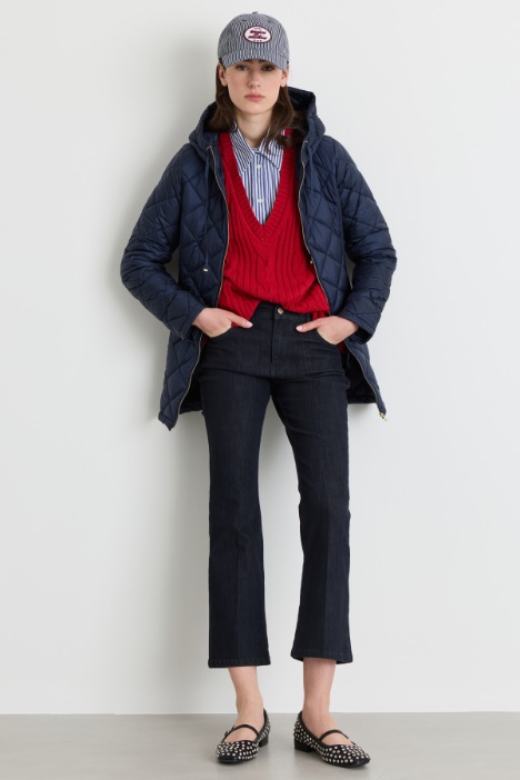 Hooded padded jacket - Intrend
