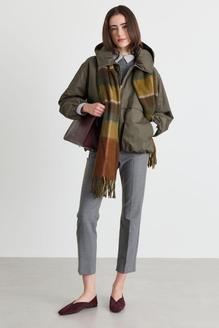 Water-repellent padded coat - GREEN - Intrend