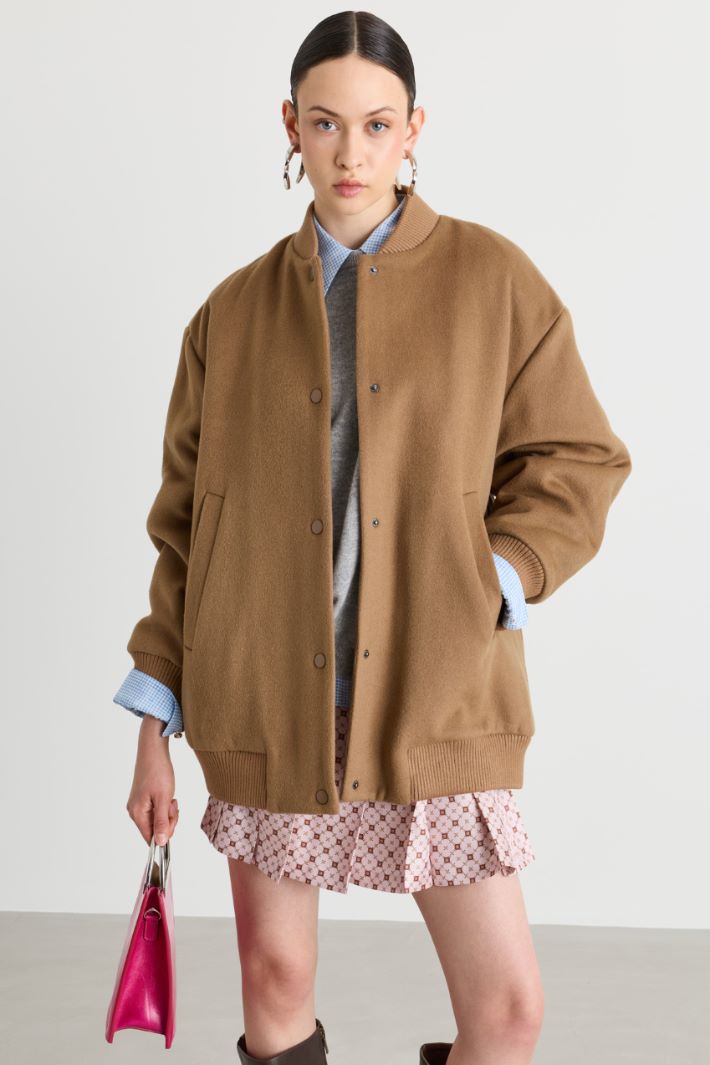 Bomber imbottito con patch - CAMMELLO - Intrend - 2